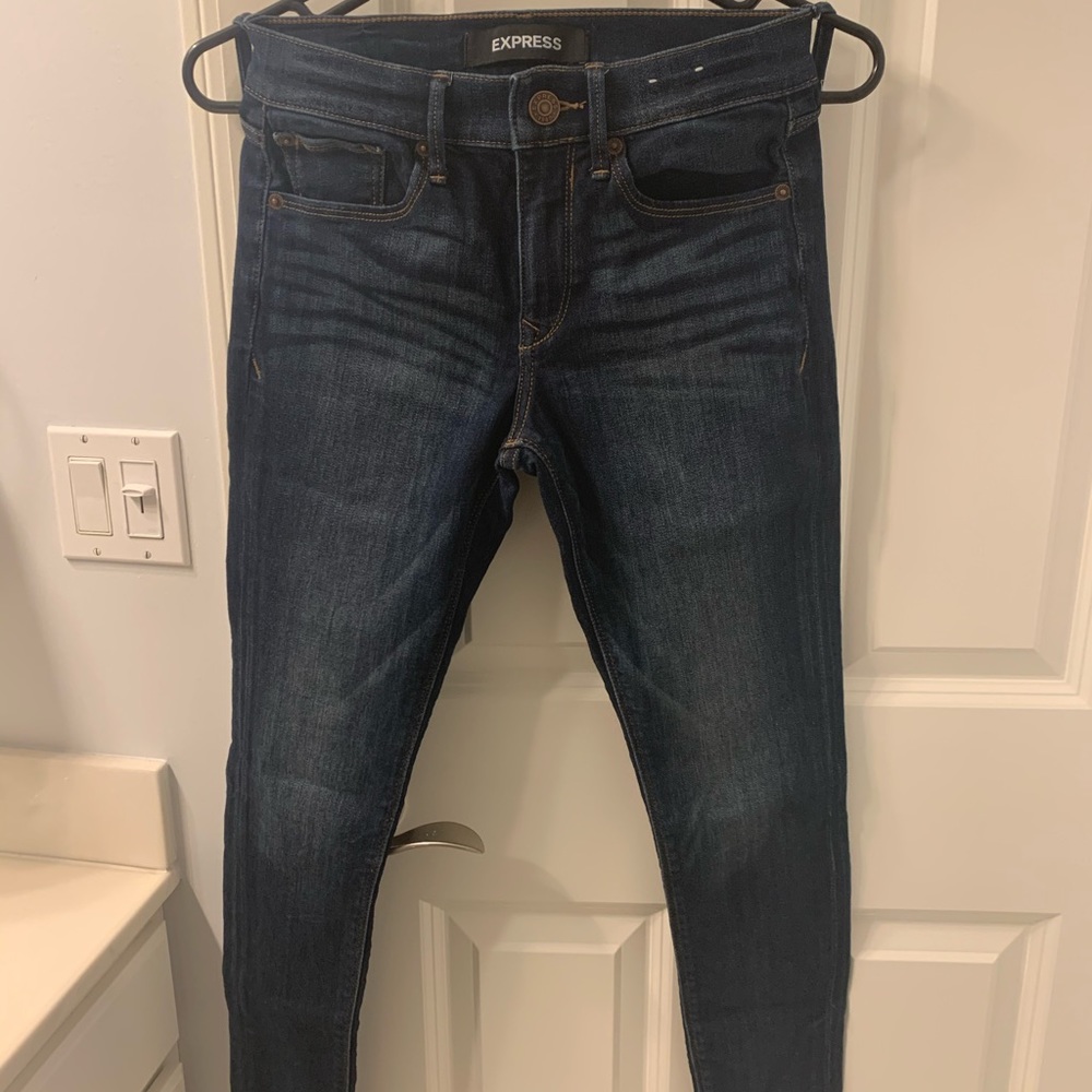 Express mid rise jean